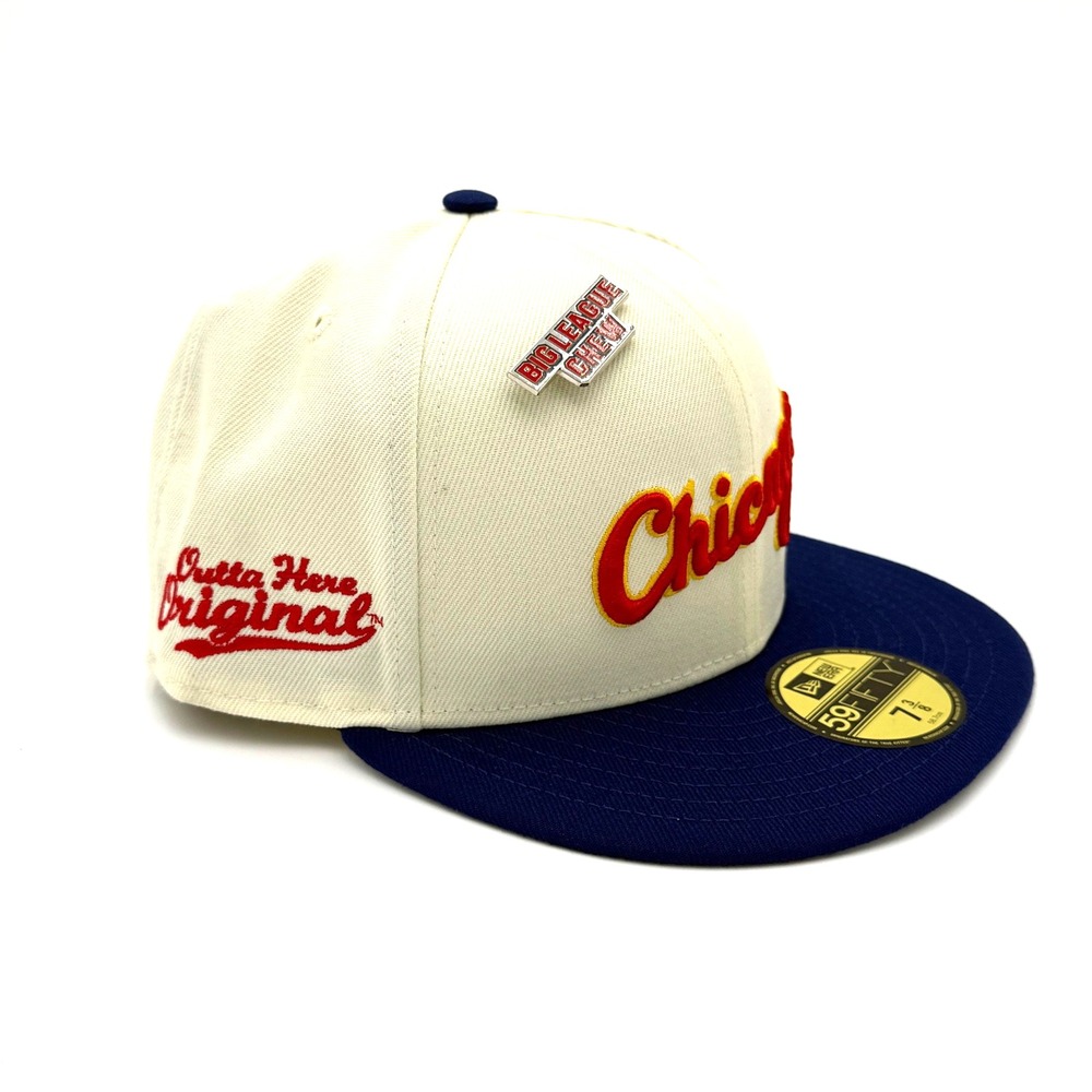New Era Chicago White Sox Big League Chew 59FIFTY Fitted Hat Cap White 7 3/8